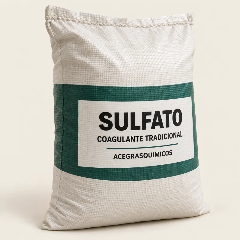 Sulfato de aluminio tipo A · imagen de referencia
